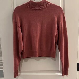 Wilfred Free Never Worn Mauve Mockneck Sweater In Great Condition